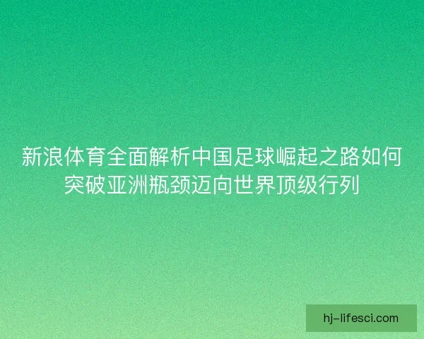 新浪体育全面解析中国足球崛起之路如何突破亚洲瓶颈迈向世界顶级行列