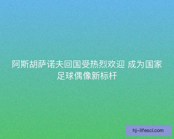 阿斯胡萨诺夫回国受热烈欢迎 成为国家足球偶像新标杆